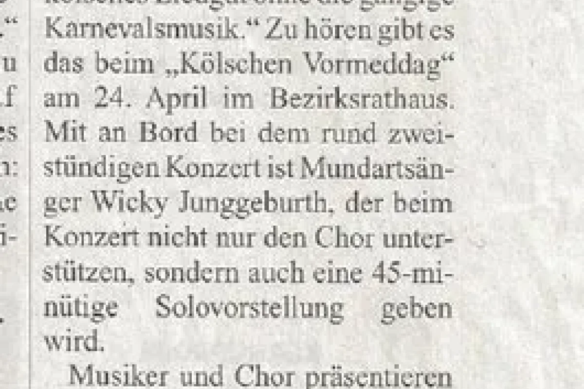 Kölscher Vörmeddaach 2016 Kölscher Vörmeddaach 2016